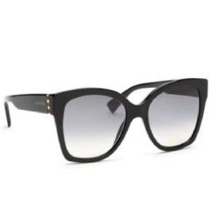 Gucci Women's Cat Eye Black Sunglasses